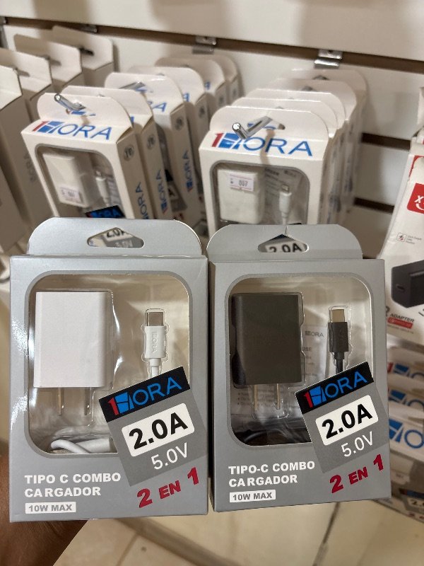 Cargador tipo c 1Hora 10W