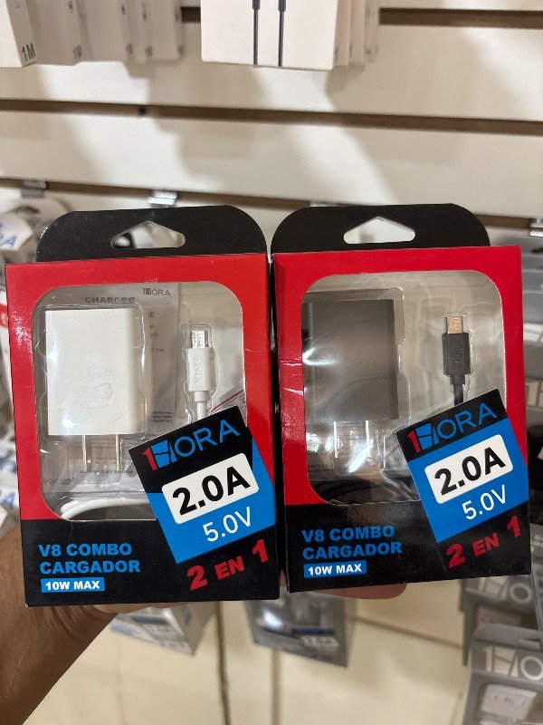 Cargador v8 1Hora 10W 2.0A