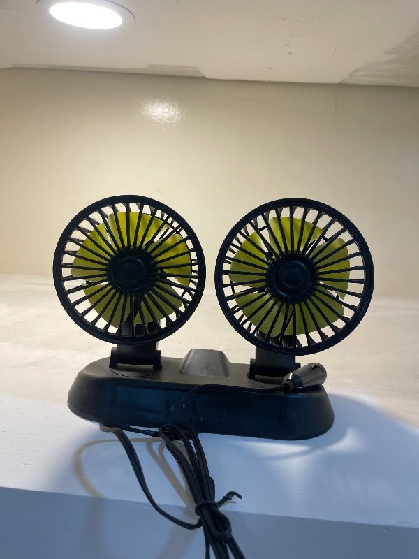 Ventilador para carros doble salida