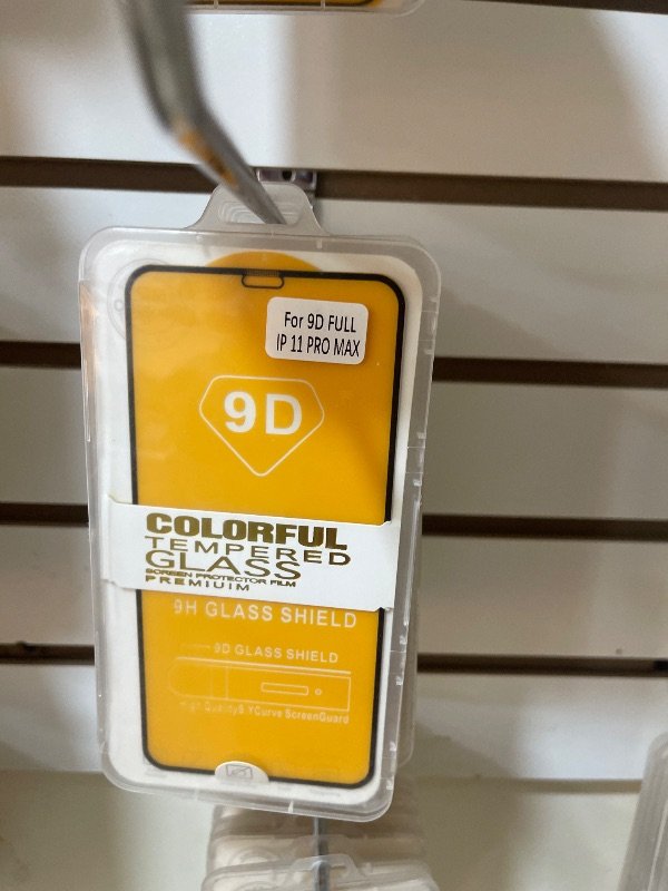 Vidrio templado 9D iPhone 11 pro Max