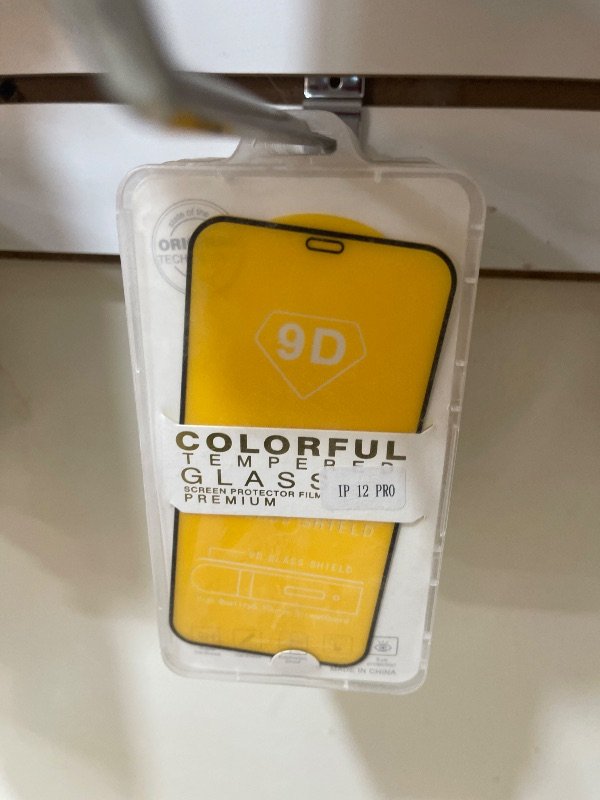 Vidrio templado 9D iPhone 12 pro