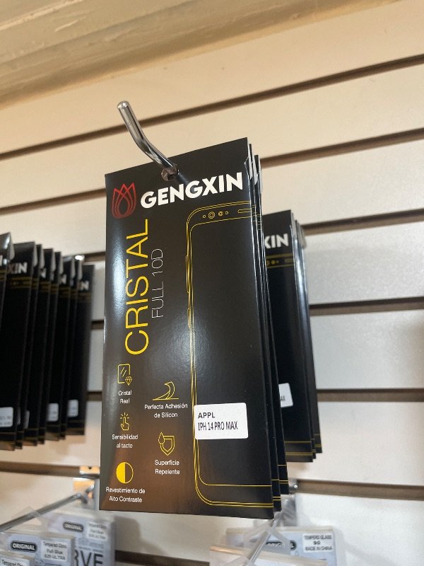 Vidrio templado 9D iPhone 14 pro Max