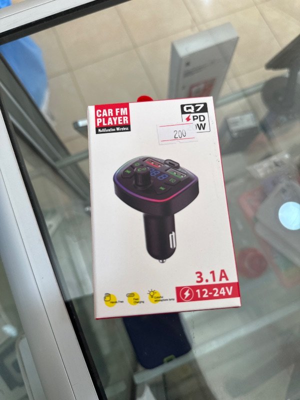 Trasmisor bluetoh carga rápida